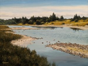 "Tidal Ponds," by Merv Brandel 12 x 16 - oil $1575 Unframed