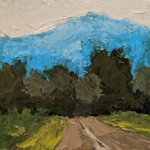 "Chemin Tetrault" (Tetrault Road), by Robert P. Roy 10 x 10 - oil $550 Unframed
