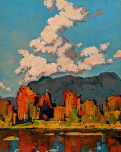 "Dancing Clouds," by Min Ma 8 x 10 - acrylic $845 Unframed