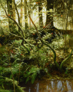 SOLD "Greenbelt," by Renato Muccillo 8 x 10 - oil $4100 Custom framed