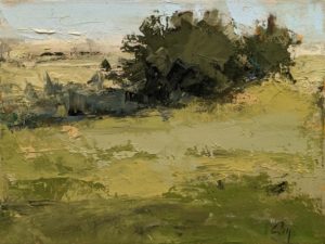 "Ombrage" (Shadow) by Robert P. Roy 9 x 12 - oil $560 Unframed