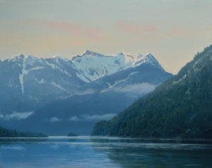 SOLD "Osprey Mountain," by Renato Muccillo 8 x 10 - oil $3350 Custom framed