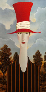 SOLD "Ashlene," by Danny McBride 18 x 36 - acrylic $2800 (thick canvas wrap)