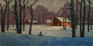 "Clean and Cold," by Phil Buytendorp 15 x 30 - oil $1760 Unframed
