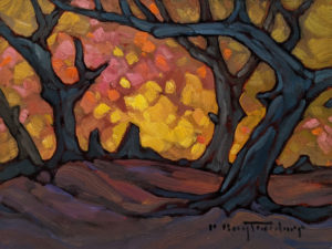 "Orchard's Edge," by Phil Buytendorp 6 x 8 - oil $600 Unframed