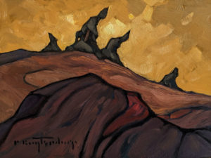 "Pilgrimage," by Phil Buytendorp 6 x 8 - oil $600 Unframed