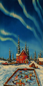 "The Sky Is the Limit," by Rod Charlesworth 18 x 36 - oil $2890 Unframed