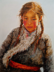 SOLD
"Decorated Braids"
by Donna Zhang
30 x 40 – oil
$6950 Unframed