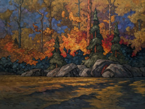 SOLD "Fiery Corner," by Phil Buytendorp 36 x 48 - oil $5200 Unframed