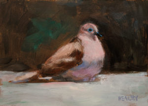 SOLD "Little Dove," by Paul Healey 5 x 7 – acrylic $275 Unframed