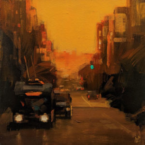 SOLD "Take Me Home," by William Liao 12 x 12 - acrylic $680 Unframed