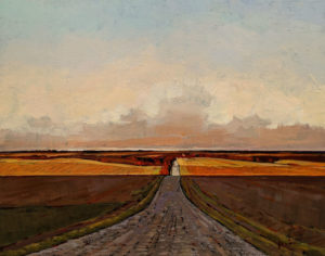 "Going Home," by Min Ma 11 x 14 - acrylic $1260 Unframed