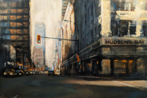 SOLD "Light and Shadows," by William Liao 24 x 36 - acrylic $3070 (thick canvas wrap)