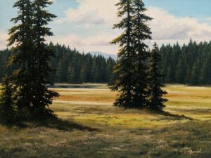 "Paradise Meadows," by Merv Brandel 12 x 16 - oil $1575 Unframed