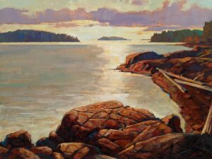 "Sunshine Coast Magic," by Min Ma 18 x 24 - acrylic $2670 Unframed